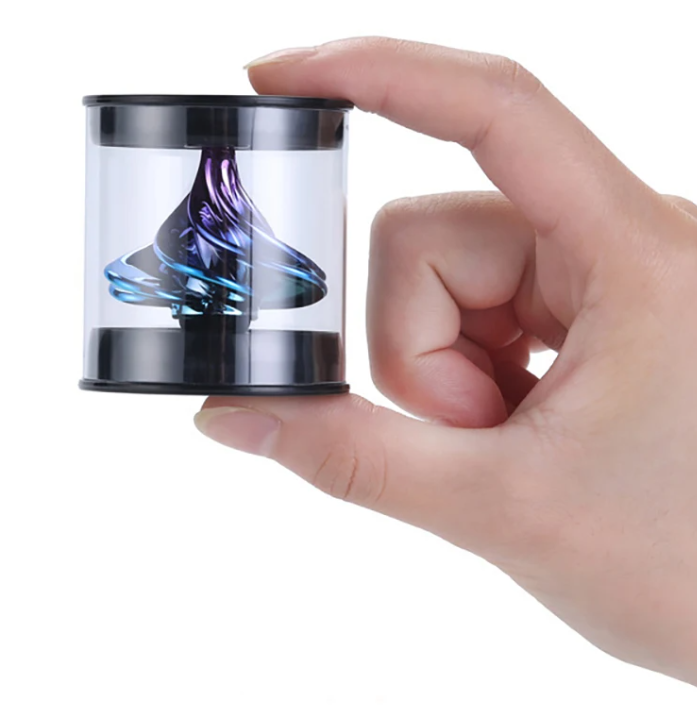 Antistresová káča Winspin fidget spinner stříbrný