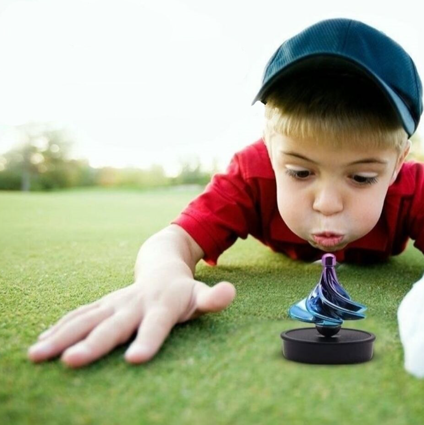 Antistresová káča Winspin fidget spinner bronzový