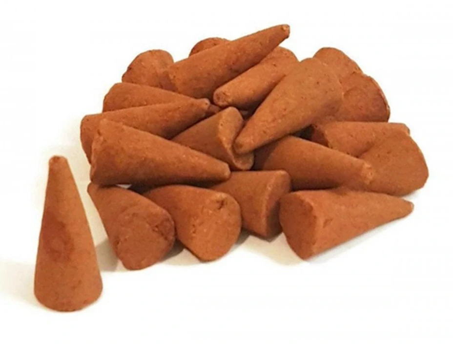 Santalové dřevo, vonné kužely, 60 ks