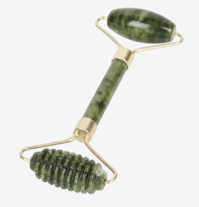 Jadeitová masážní váleček na obličej Jade Roller